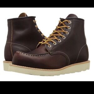 Red‎ Wing 8138 Heritage Mens Brown Leather Moc Toe Work Boots USA Size 12